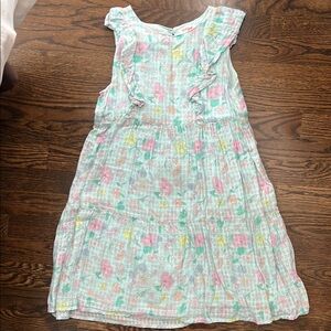 Cat & Jack pale blue floral Tiered Sundress